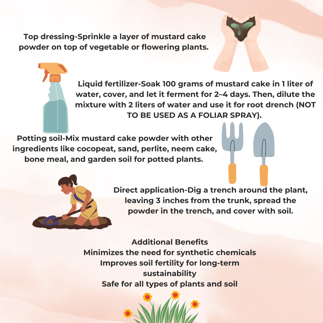 Mustard Cake Powder Fertilizer